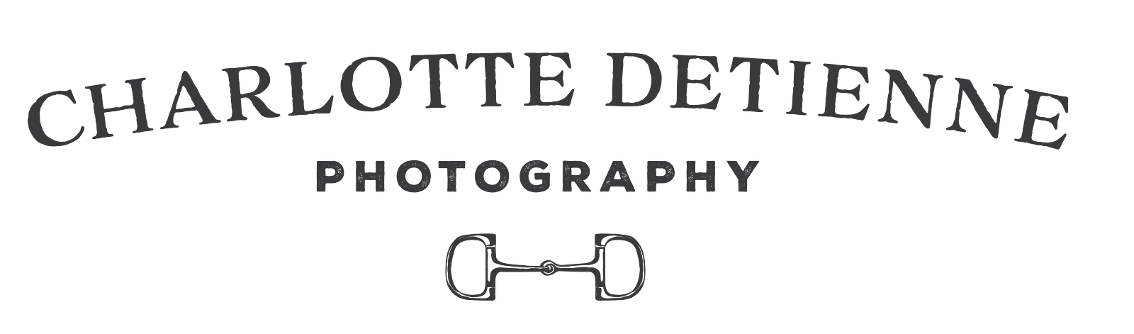 horse & dog photography logo | charlotte detienne