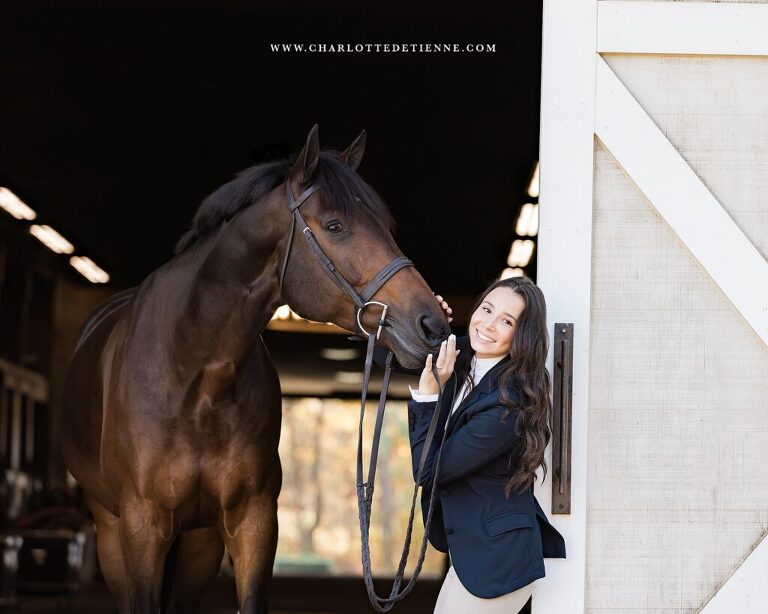 Equestrian portraits in Georgia: Long-standing vision realized through a portrait session at Windsor Stables.